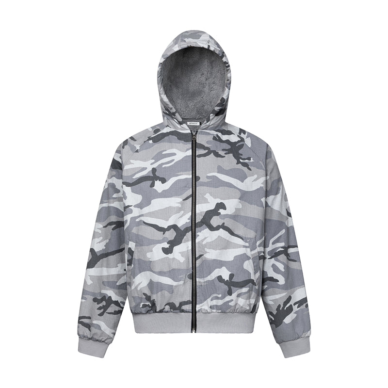 BTSG Wasteland Tactical Camouflage thick imitation rabbit Jacket