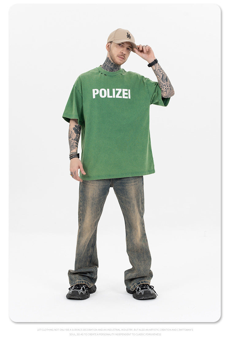 FORGIVNESS  American Retro Vintage Destruction Kanye Tee