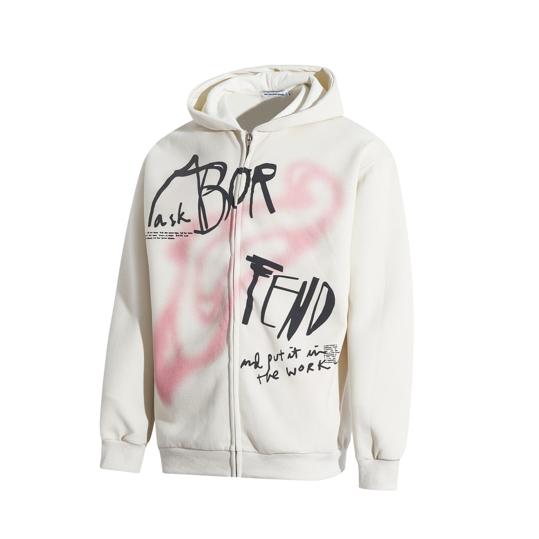 BF. BORFENDED VINTAGE GRAFFITI Zip Hoodie