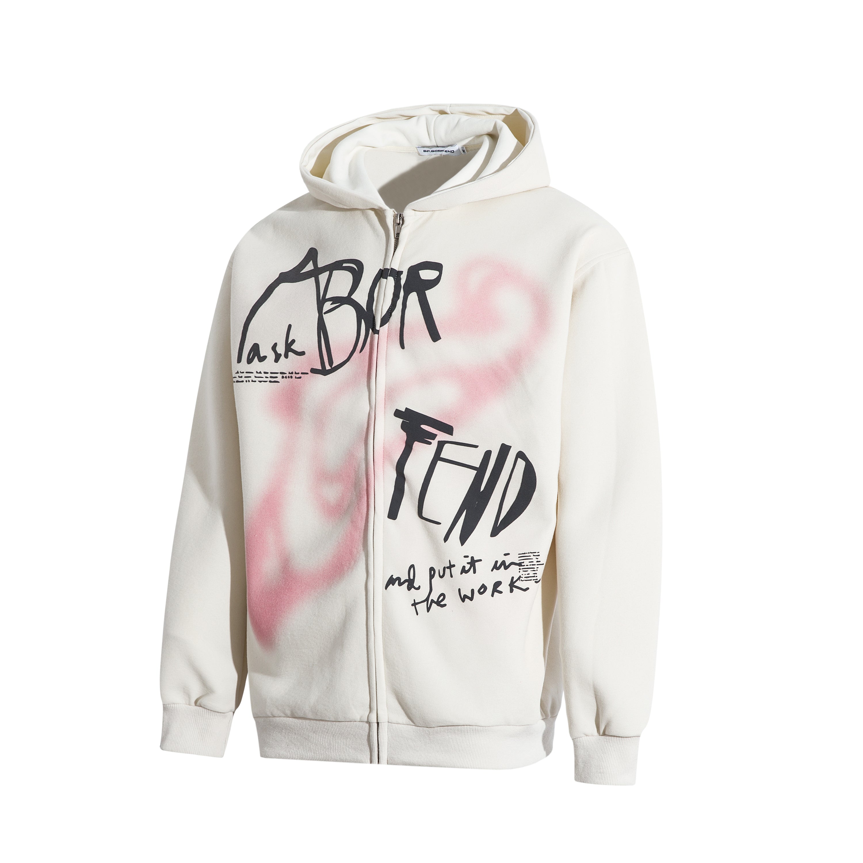 BF. BORFENDED VINTAGE GRAFFITI Zip Hoodie