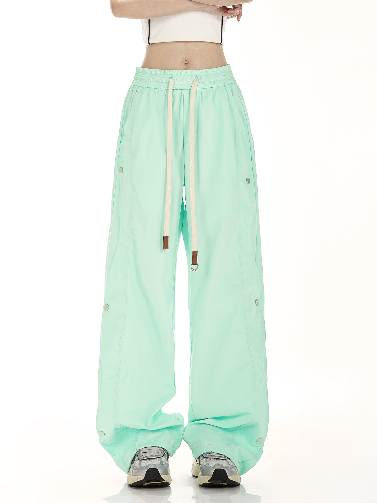 Neresum dopamine pants straight cargo pants patchwork dancing pants