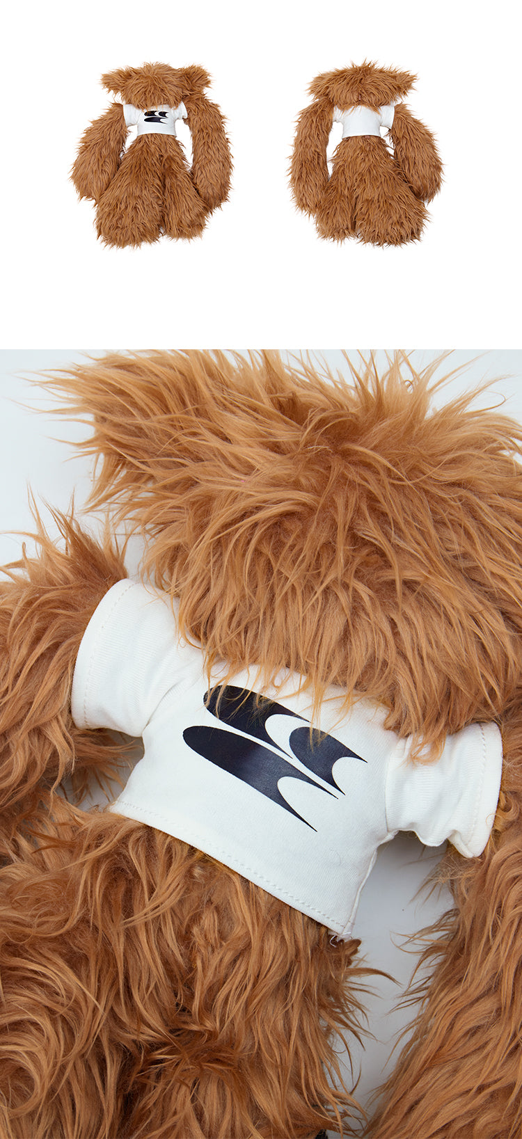 CryingCenter Crying Crying Hug Longhair Bear Brown Doll