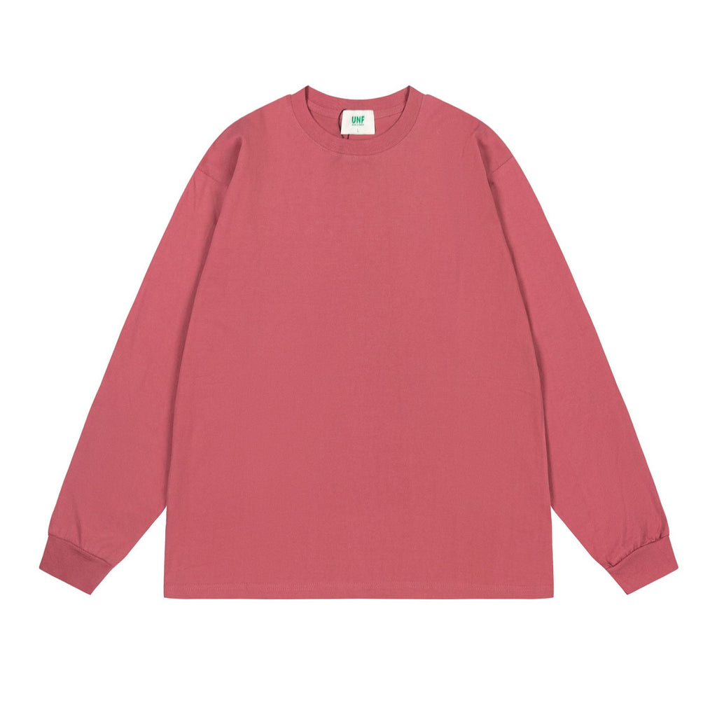 UNF Heavy 100% Cotton Loose Basic Understooth Long Sleeve Tee