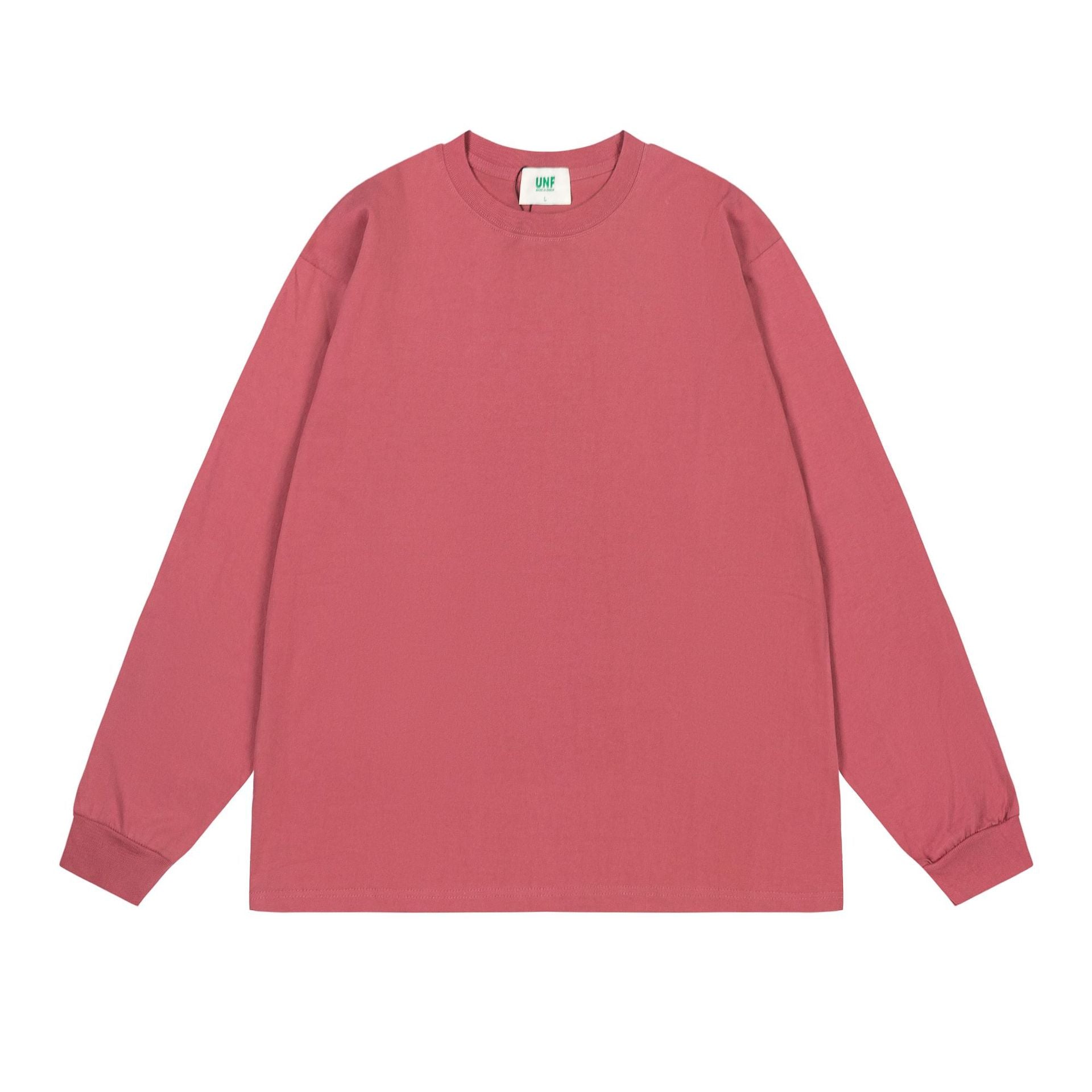 UNF Heavy 100% Cotton Loose Basic Understooth Long Sleeve Tee