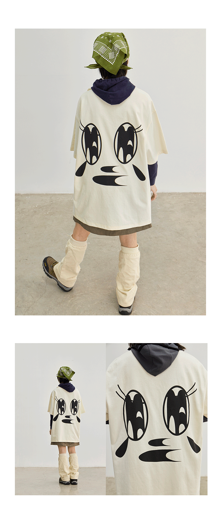 CryingCenter Crying Big Tears Eyes Loose Tee