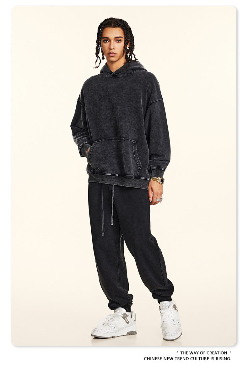 BE 420G Washed Leggings Hoodie and Sweatpant Set