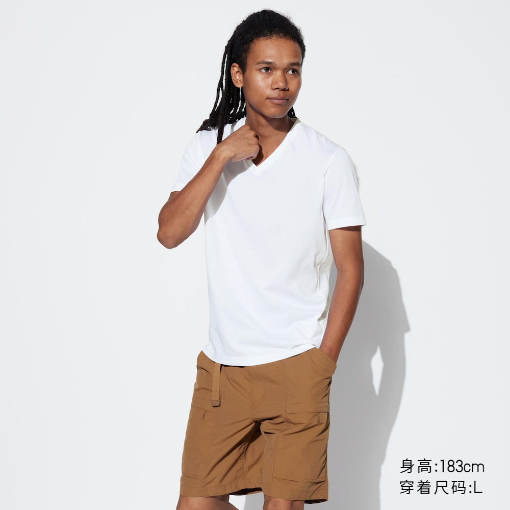 UNIQLO Versatile V-Neck Casual Short Sleeve Tee