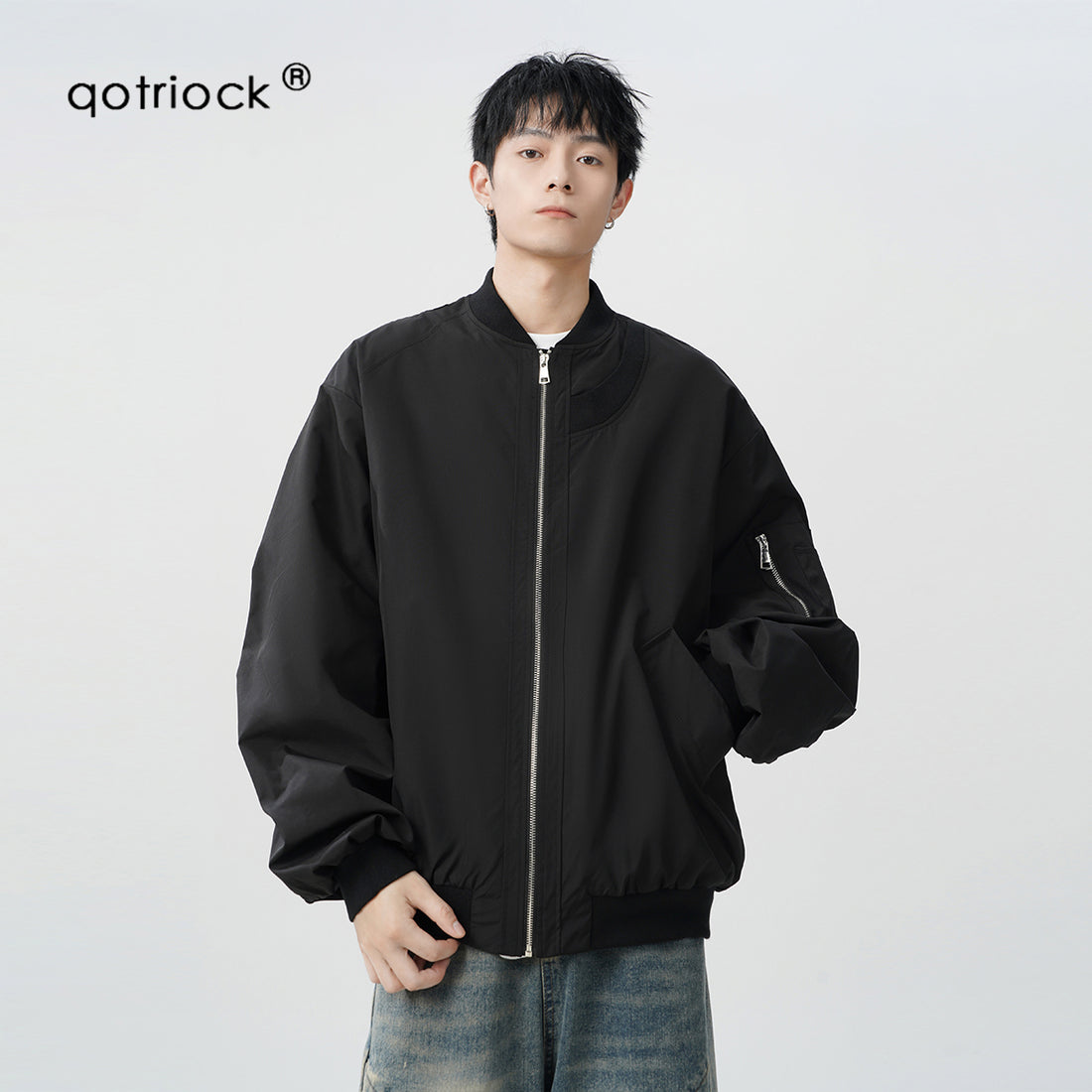 QOTRIOCK Bomber Jacket