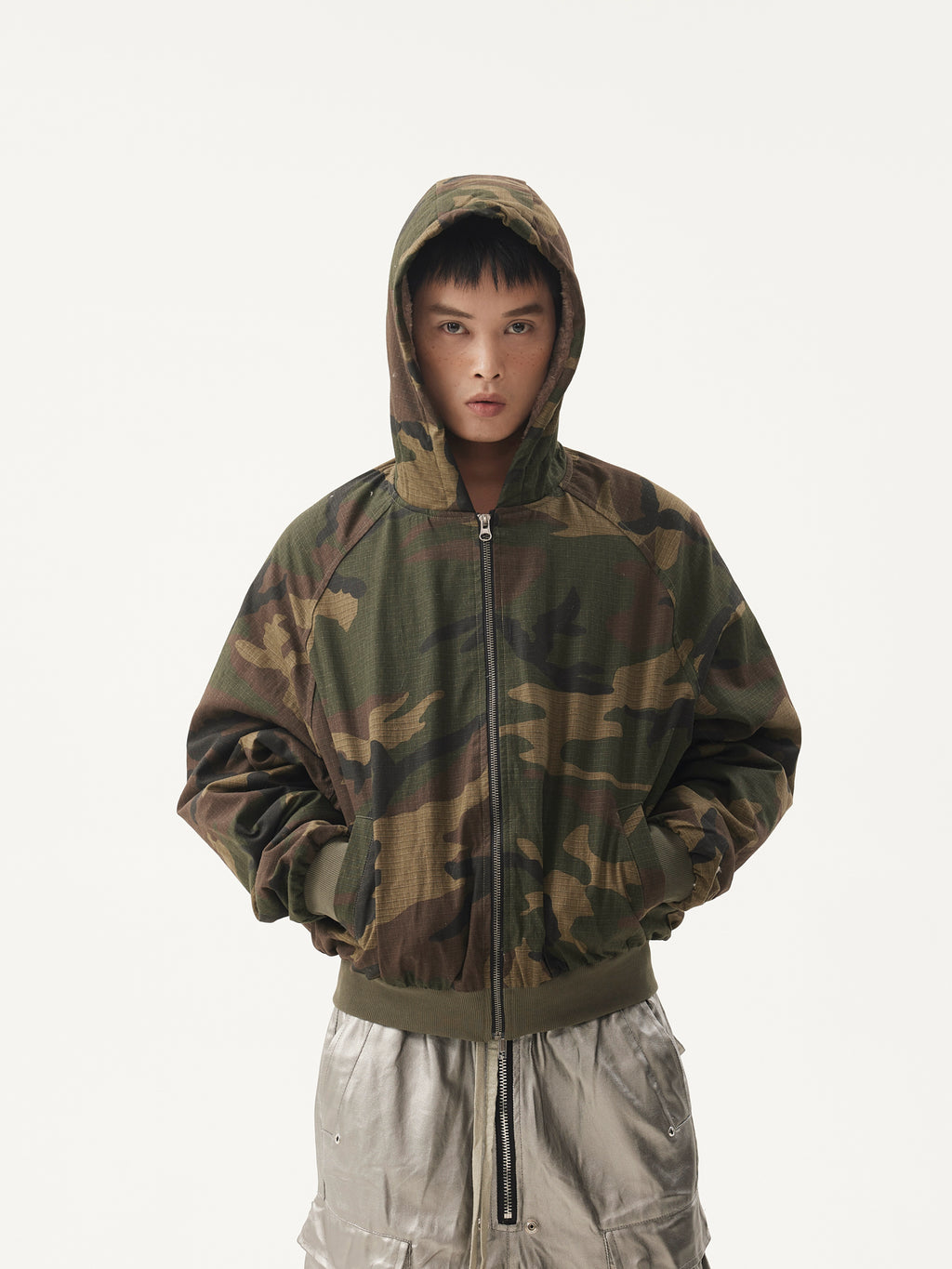 BTSG Wasteland Tactical Camouflage thick imitation rabbit Jacket