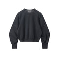 Nariele Round Neck Solid Color Pullover Sweet Short Sweatshirt