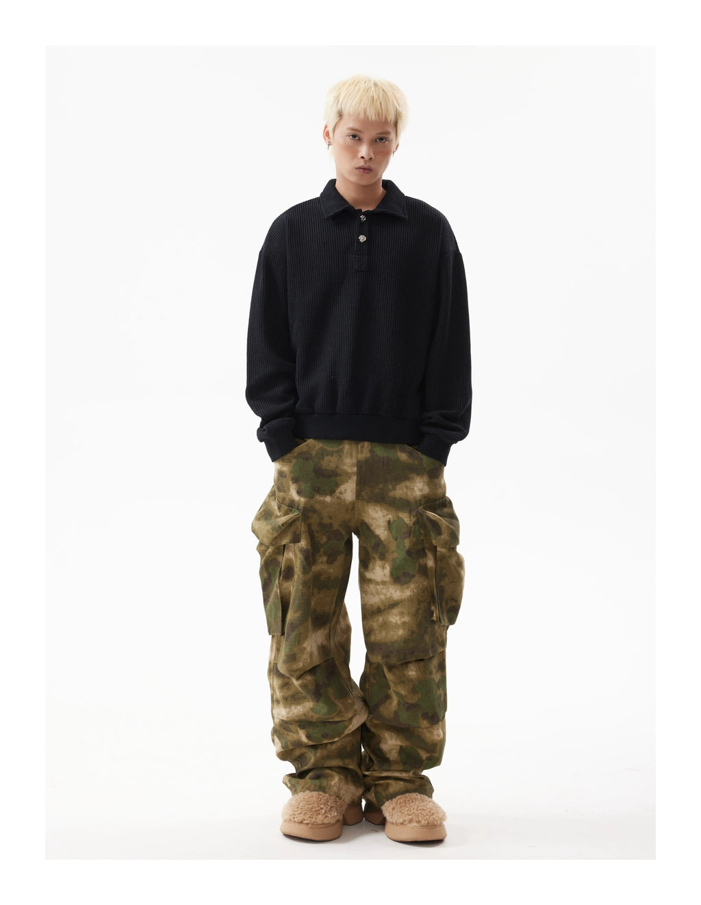 BTSG American Vintage Camouflage Cargo Pants
