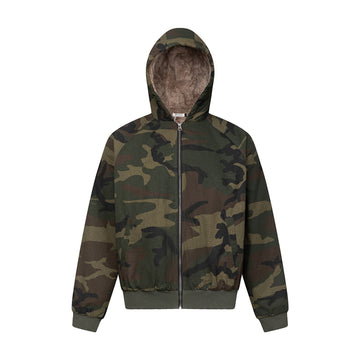 BTSG Wasteland Tactical Camouflage thick imitation rabbit Jacket