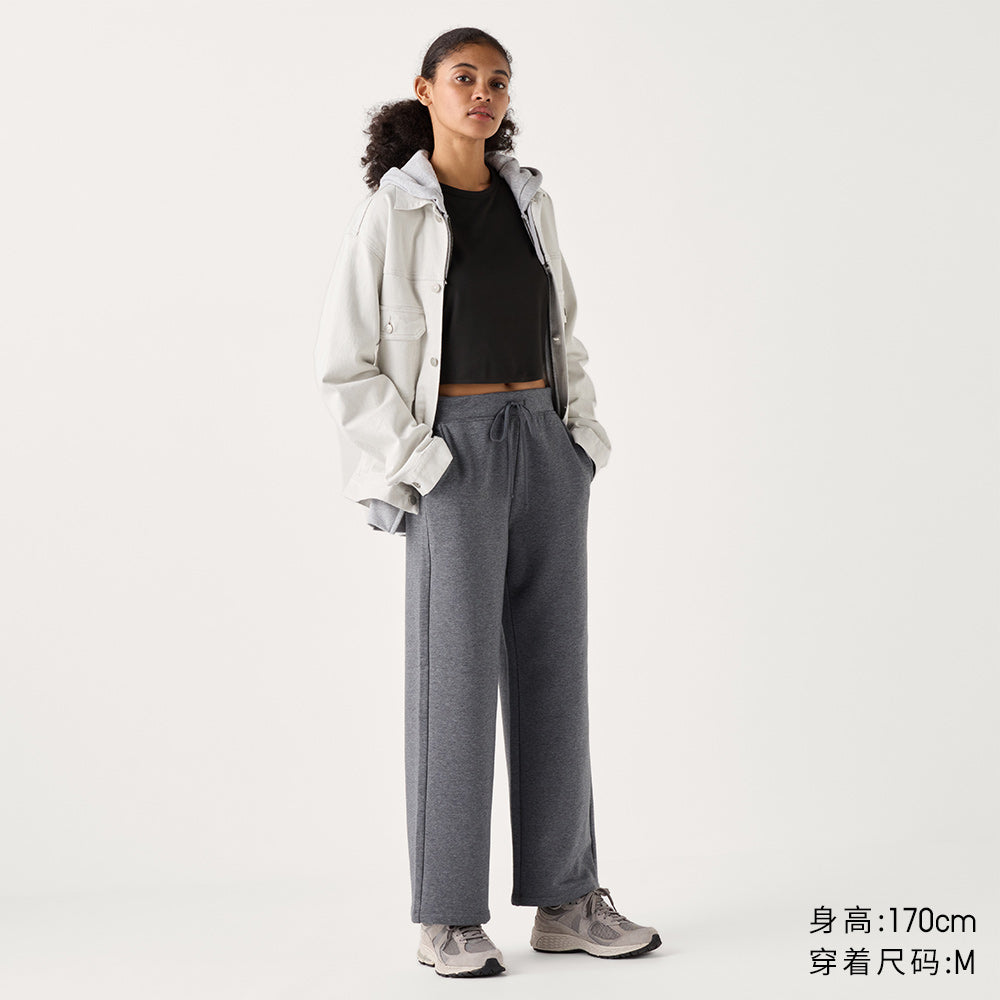 UNIQLO Women's Blended Elastic Wide Pants