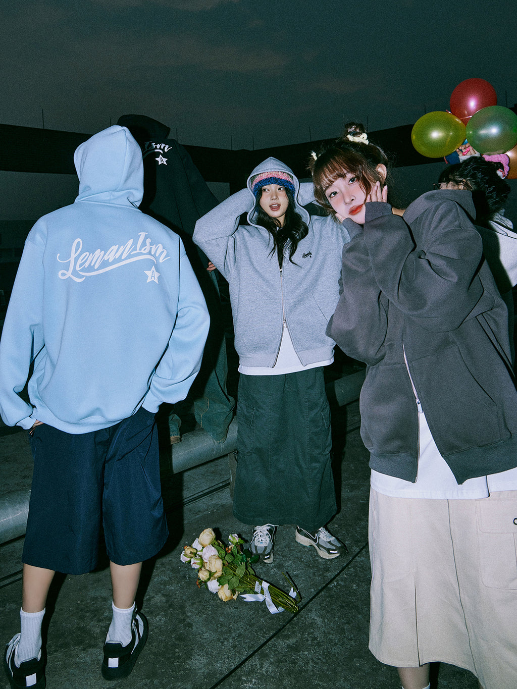 Lemanism 420g 2 Sided Zipper Hoodie Jacket