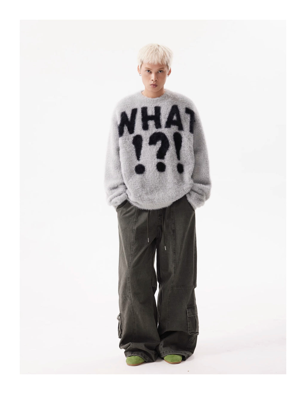 BTSG High-end Faux Mink Silhouette Sweater