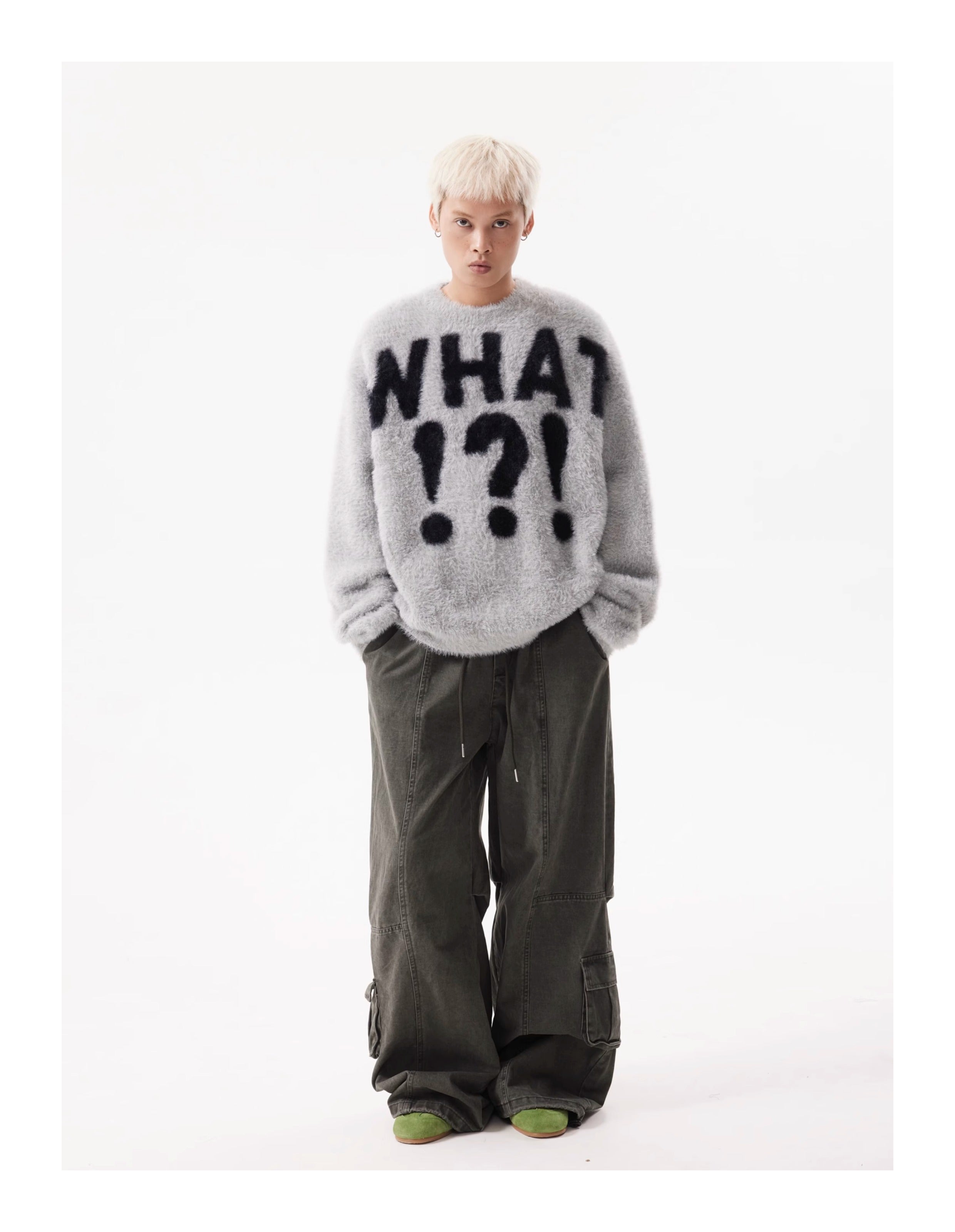 BTSG High-end Faux Mink Silhouette Sweater
