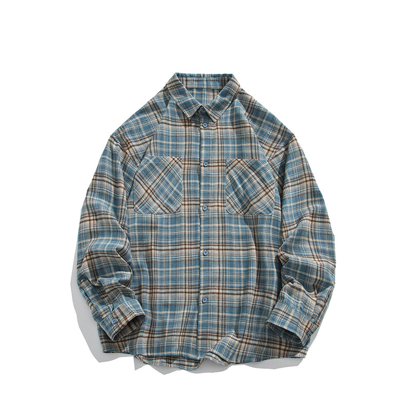 lemanism Vintage Plaid Shirt