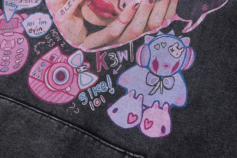 TKPA HK Washed 100% Cotton Hoodie