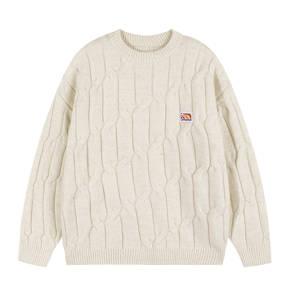 Lemanism Embroidered Knit Sweater