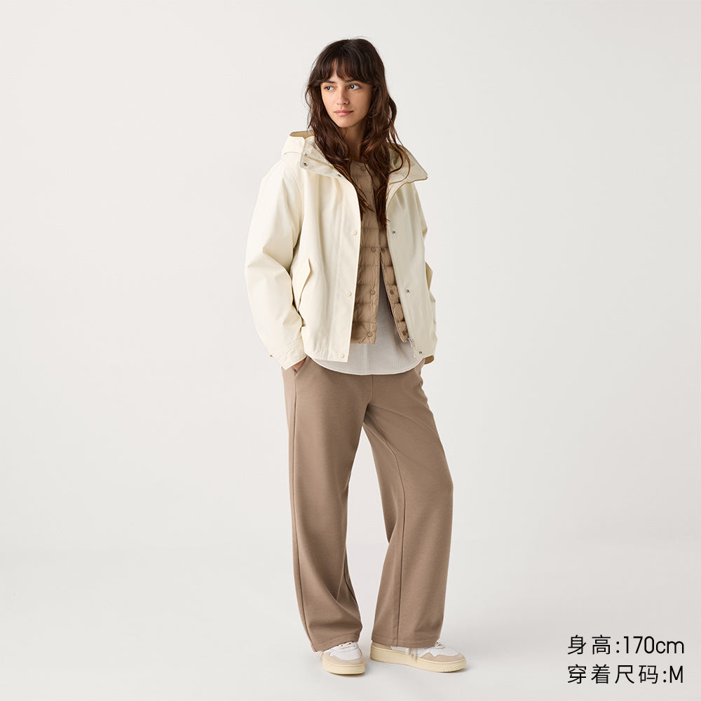 UNIQLO Women's Blended Elastic Wide Pants