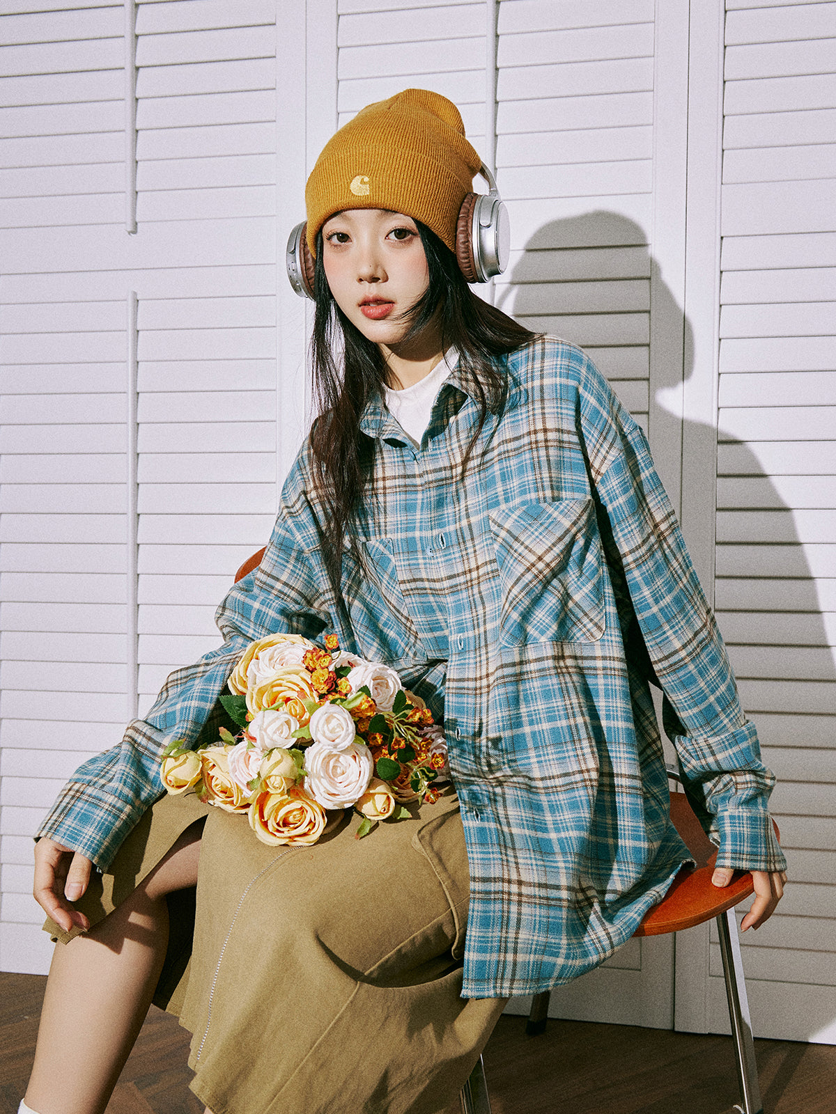 lemanism Vintage Plaid Shirt