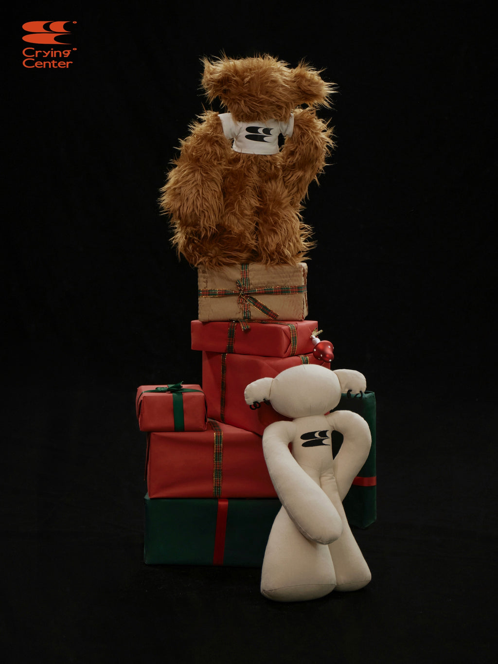 CryingCenter Crying Crying Hug Longhair Bear Brown Doll