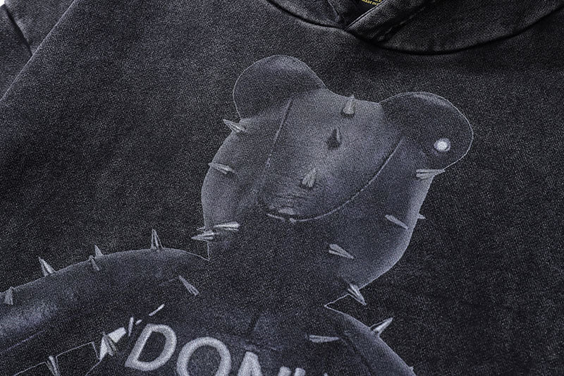 TKPA DONT HUG ME Washed 100% Cotton Hoodie