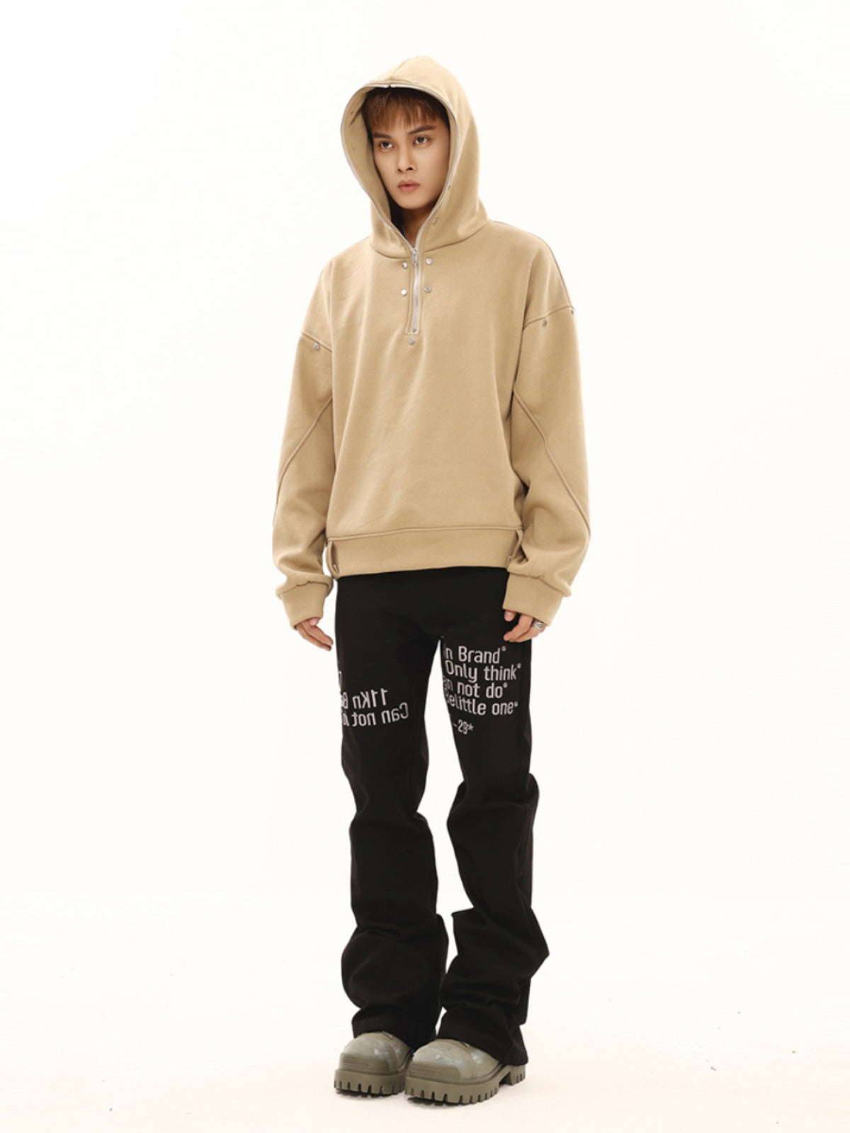 BTSG American Retro Slogan Embroidery Track Pants