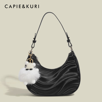 CAPIE&KURI Original Premium Crescent Bag Women's New One-shoulder Lady Purse