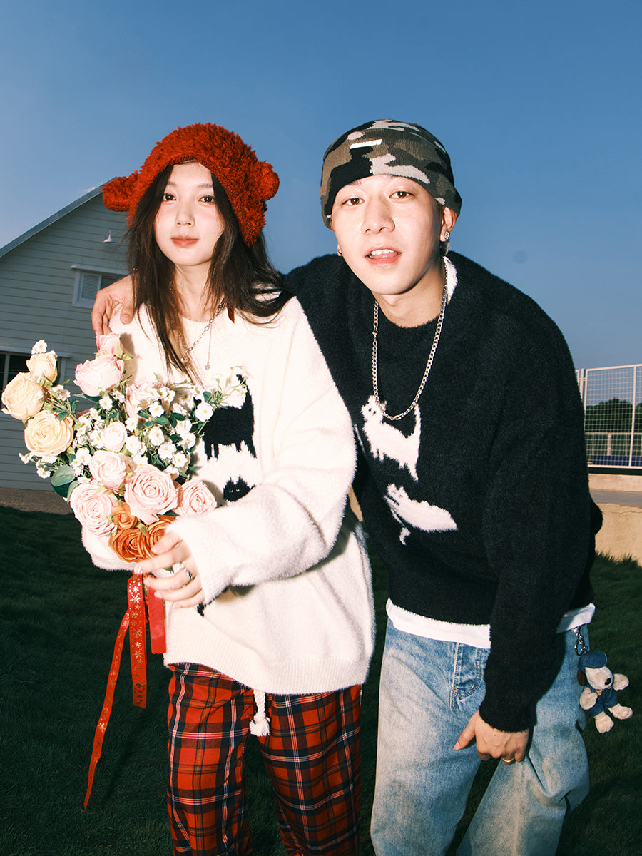 Lemanism Cat Mohair Sweater