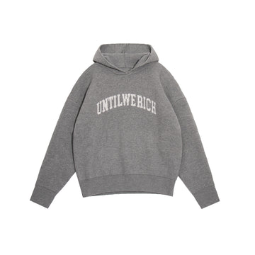 UNTILWERICH KNIT LOOSE HOODIE