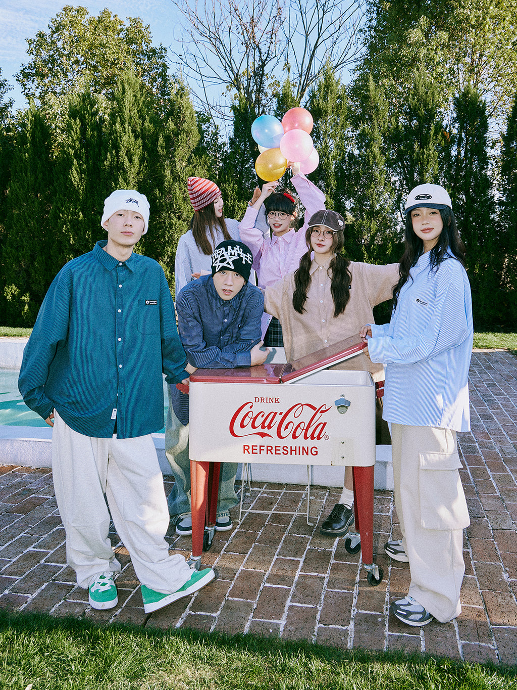 Lemanism Japanese Vertical Striped Shirt