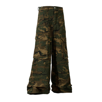 BTSG Camo Baggy Cargo Pants