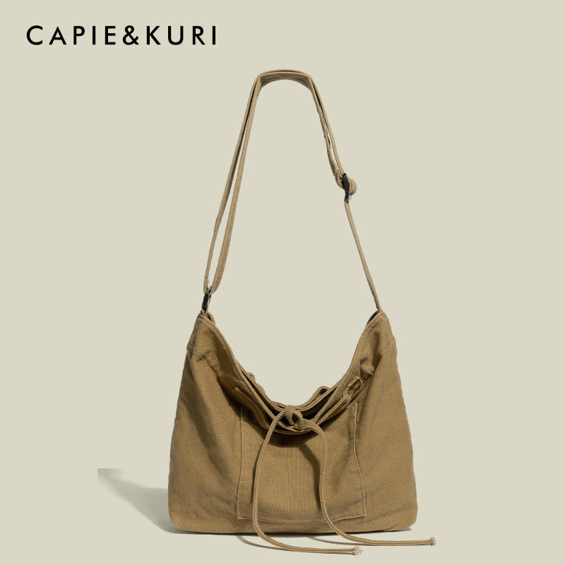 CAPIE & KURI Japanese University Canvas Bag