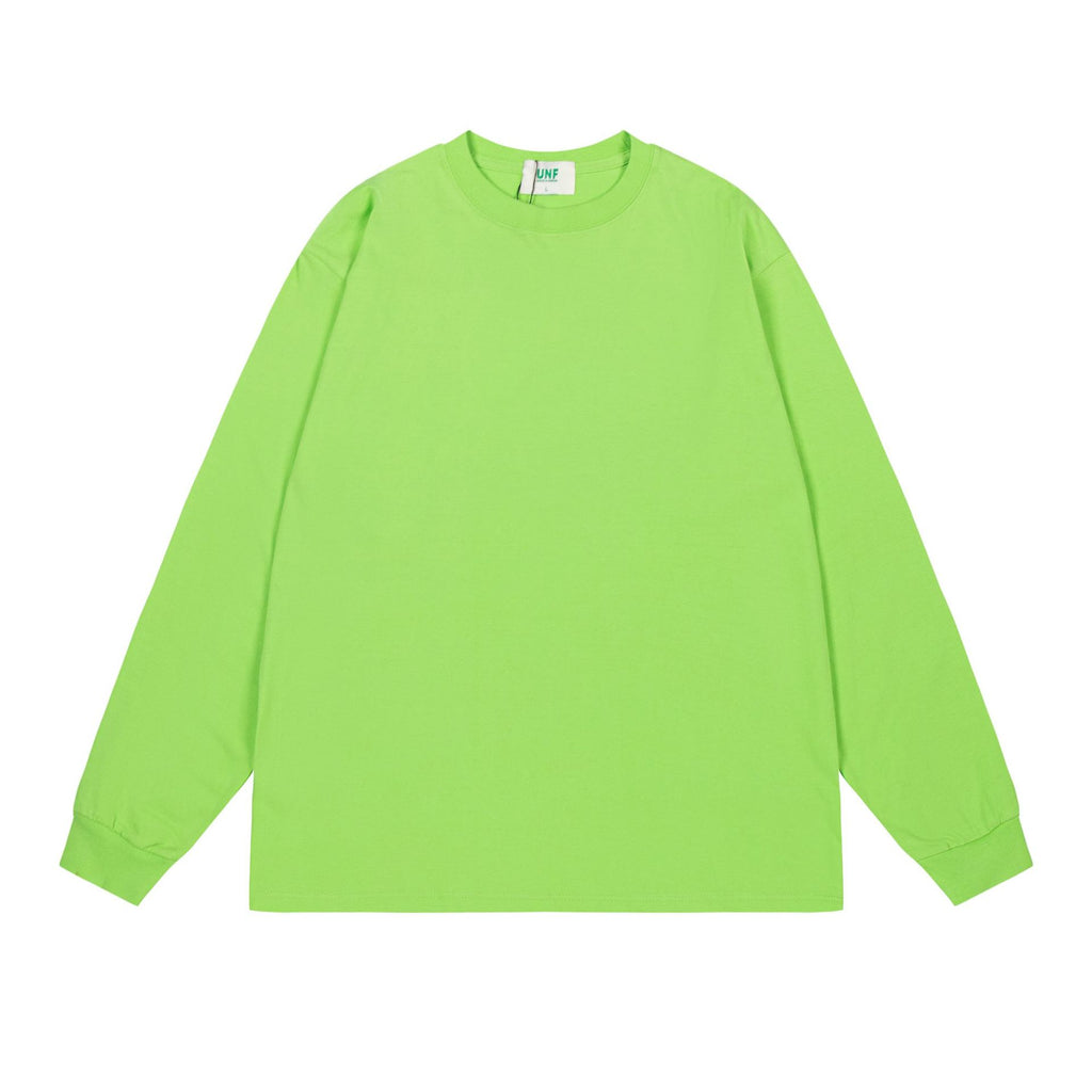 UNF Heavy 100% Cotton Loose Basic Understooth Long Sleeve Tee