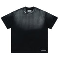FORGIVNESS  Gradient Wash Destruction Retro Short Sleeve Tee