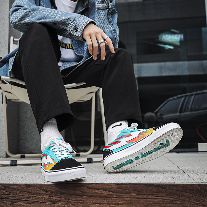 SKY BLUE REVENGE X STORM ALL THE REVENGE STORM LA CANVAS SHOES