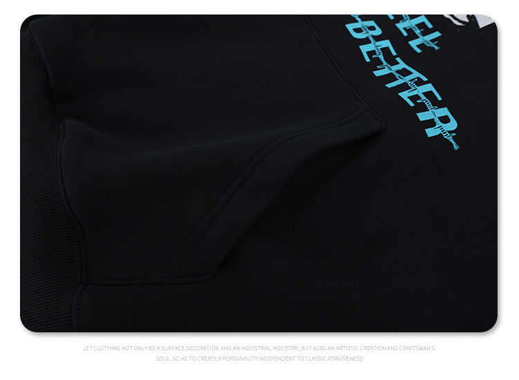 FORGIVNESS  480g High Street Crack Print Hoodie