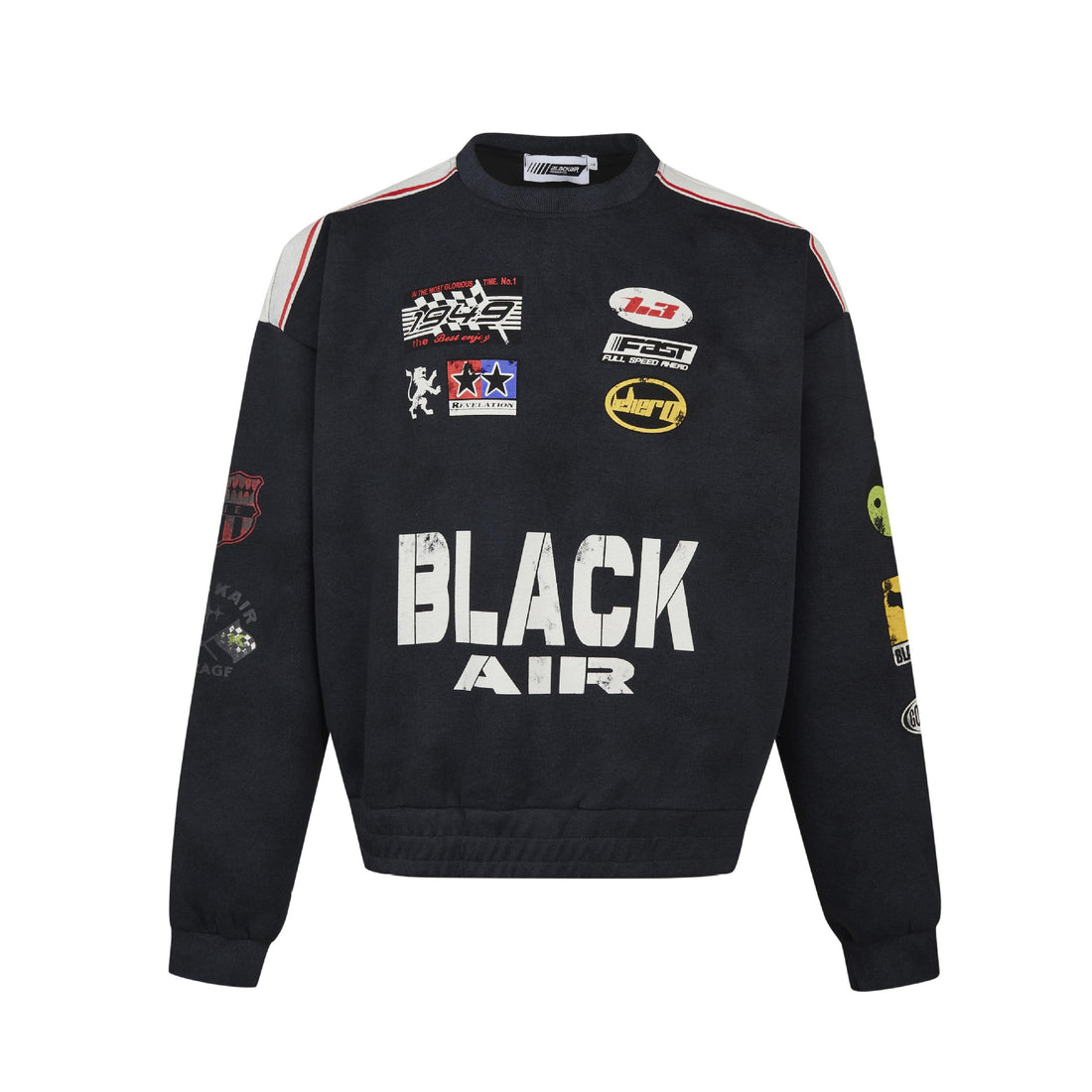 MADEEXTREME 350g Racing Car Print Heavy Sweatshirt