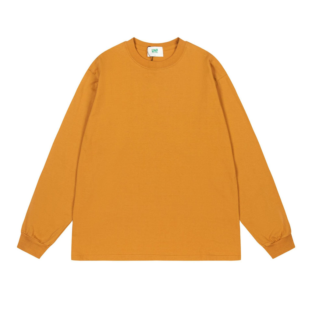 UNF Heavy 100% Cotton Loose Basic Understooth Long Sleeve Tee