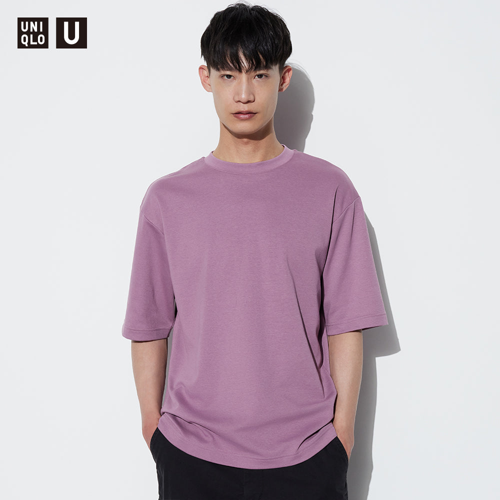 UNIQLO AIRism Loose Crew Neck Short Sleeve Tee