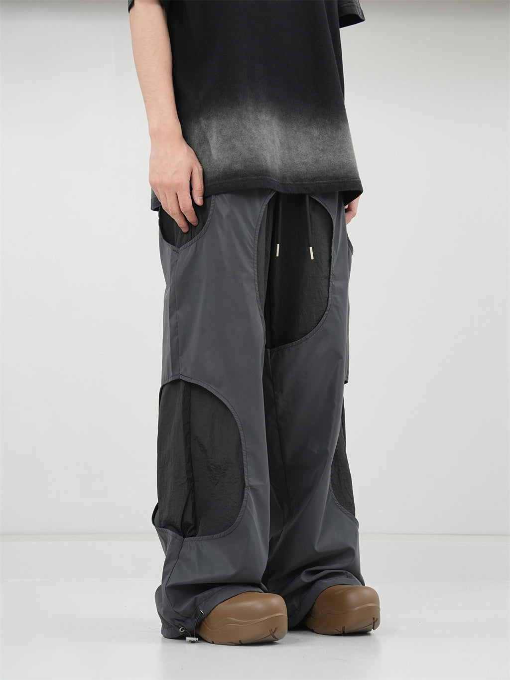 BTSG American Vintage Loose wide-Leg Athleisure Pants