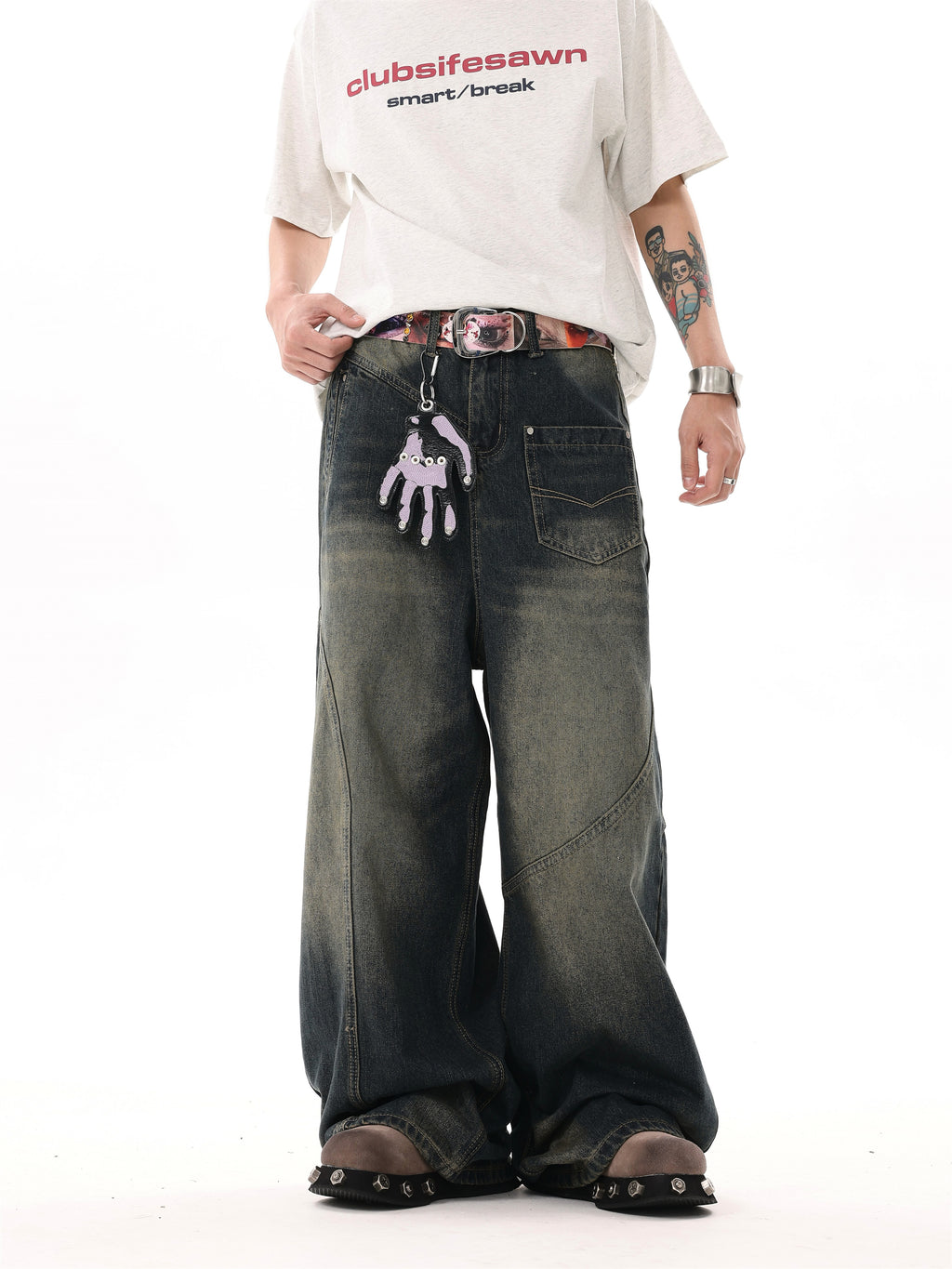 BTSG's American Retro Structure, Split Bone Design, Jeans