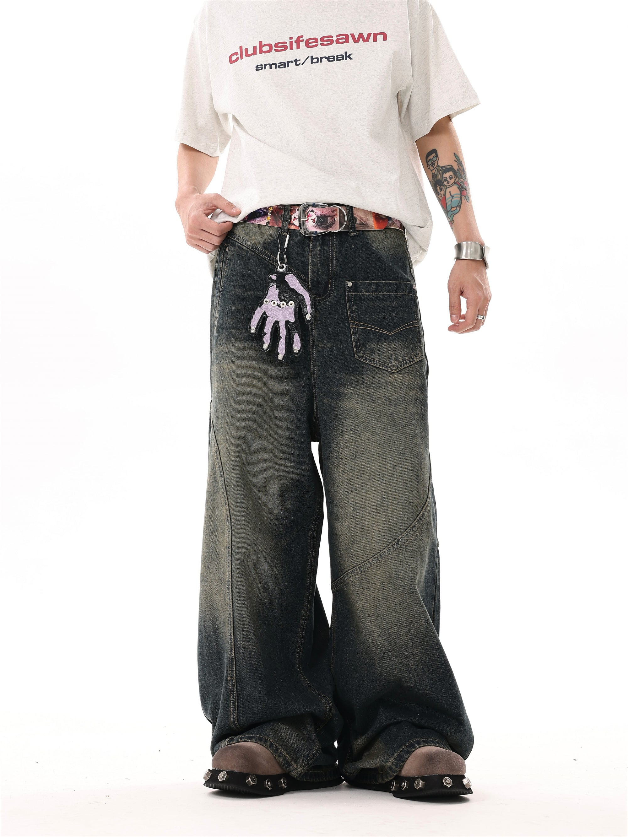BTSG's American Retro Structure, Split Bone Design, Jeans
