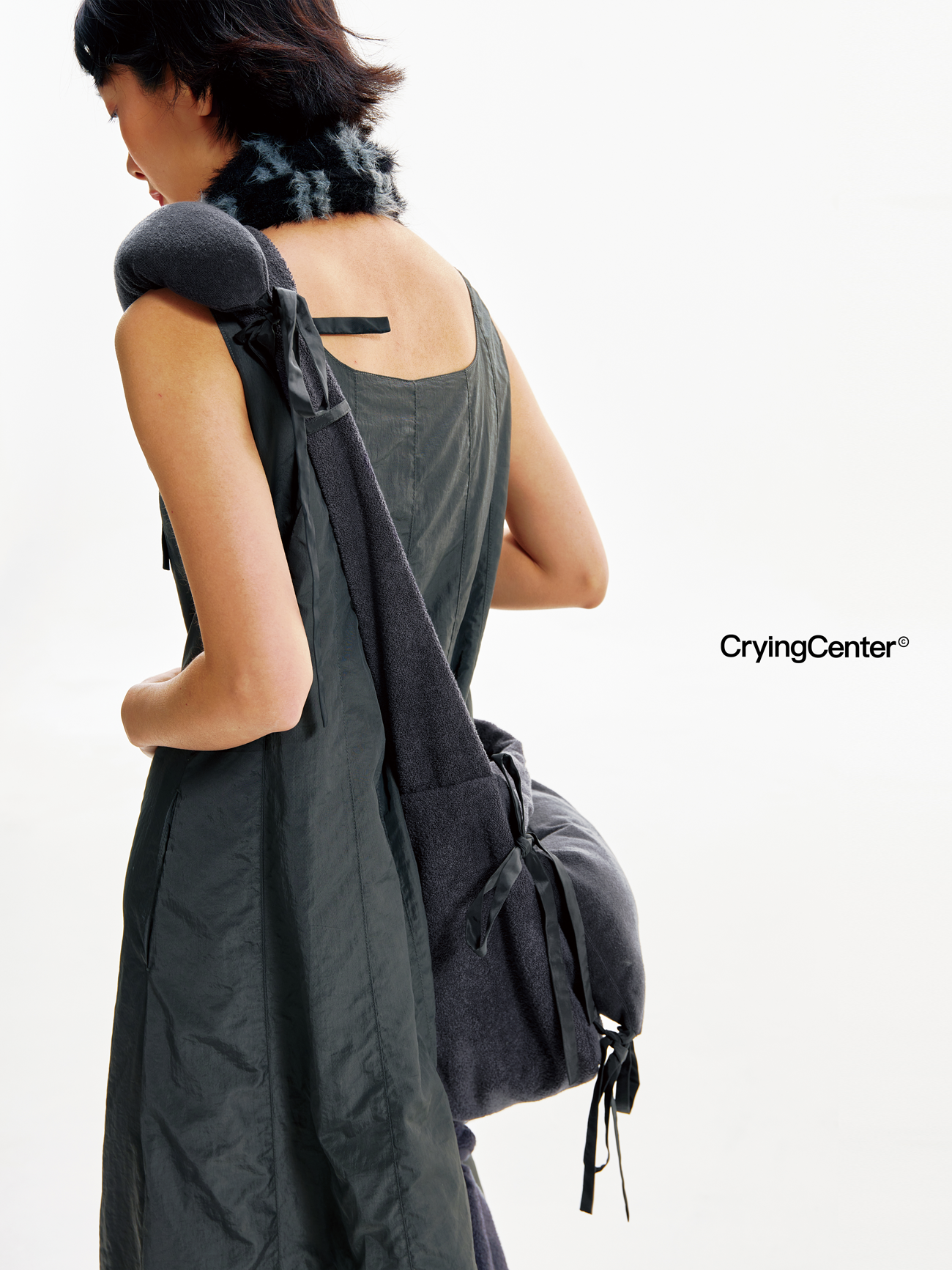 CryingCenter Fleshy Large-Capacity Lazy Fun Pillow Crossbody Bag