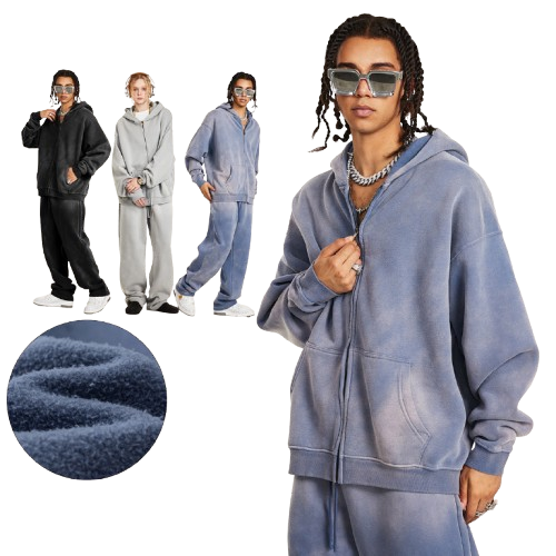 سترة من الصوف الأمريكي بغطاء للرأس ومتعددة الاستخدامات