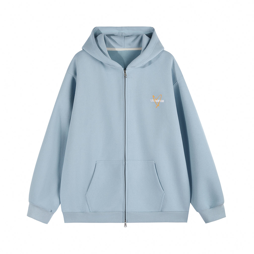 Lemanism Japanese H<3 Zipper Hoodie Jacket