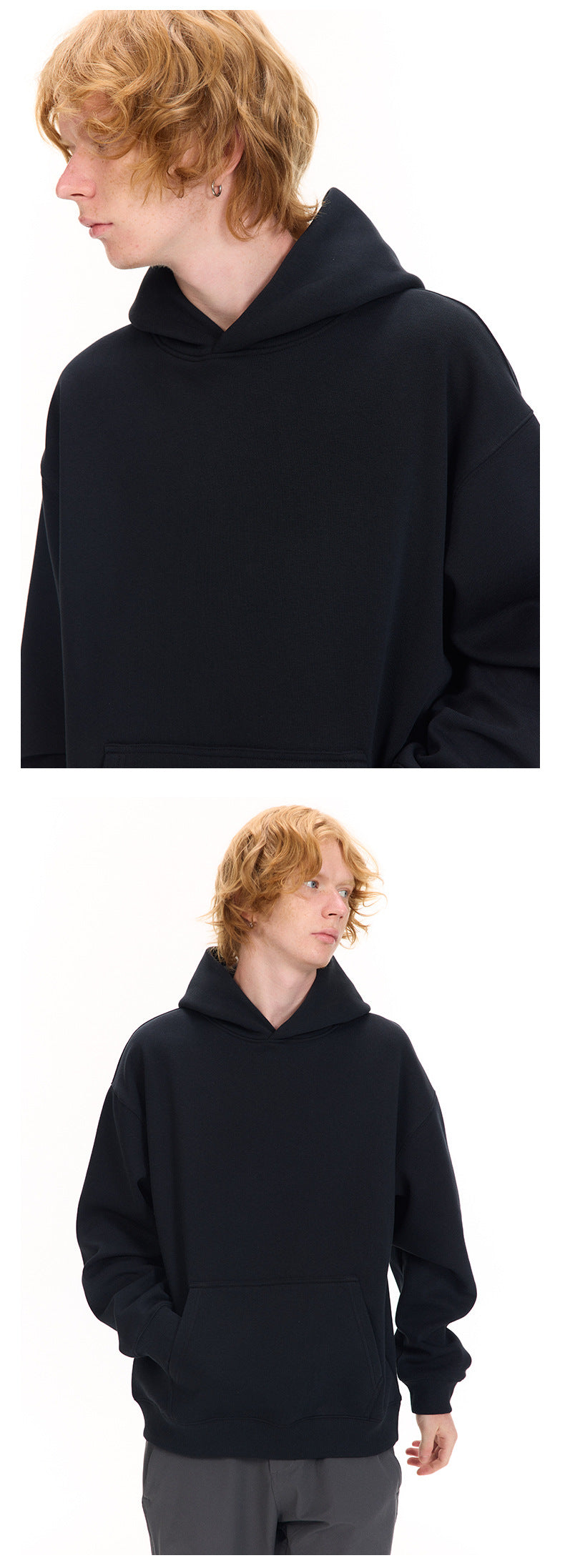 (Clearance) UNF American Thick 500G Fleece Hoodie