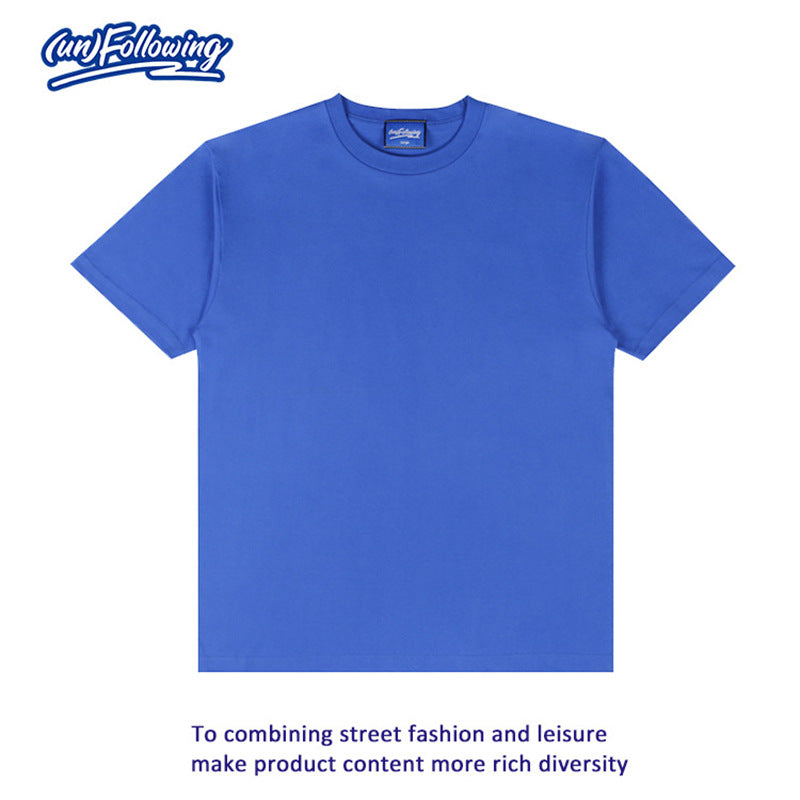 UNF Heavy American Loose Dropped Shoulder 100% Cotton Crew Neck Tee