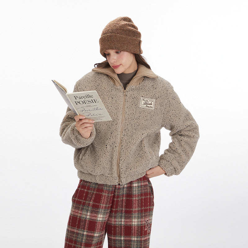 Nariele American Vintage Polar Wool Fleece Cotton Jacket